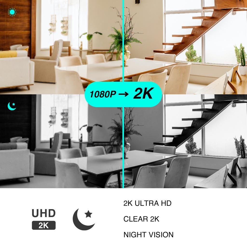 Camera thông minh Xiaomi Arenti DOME1 bản quốc tế phân giải 2K kết nối app xem qua điện thoại - Minh Tín SHop
