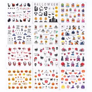 Set 24 nhãn dán phong cách Halloween độc đáo