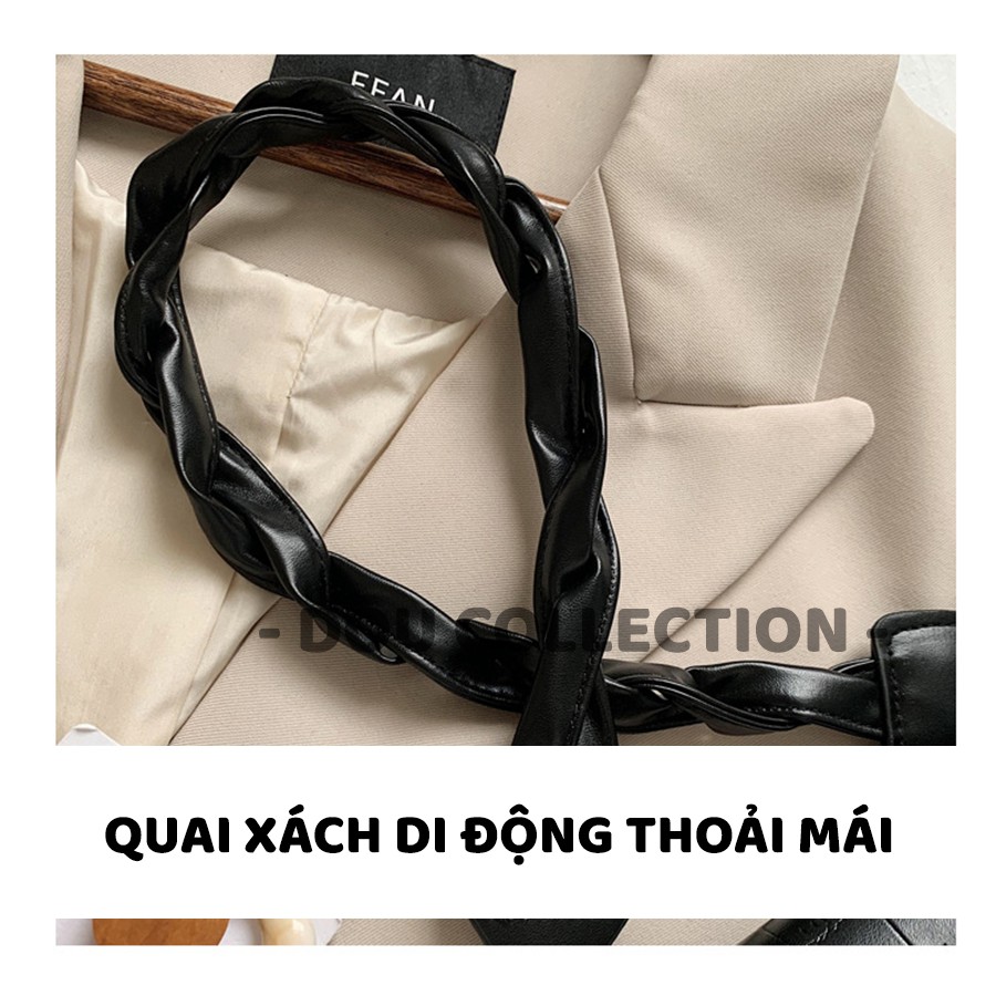 [NowShip2h] Túi Xách Đeo Vai Nữ Thời Trang Phối Dây Đeo Đan Chéo Sành Điệu - JACK.Danni - Mã XT012