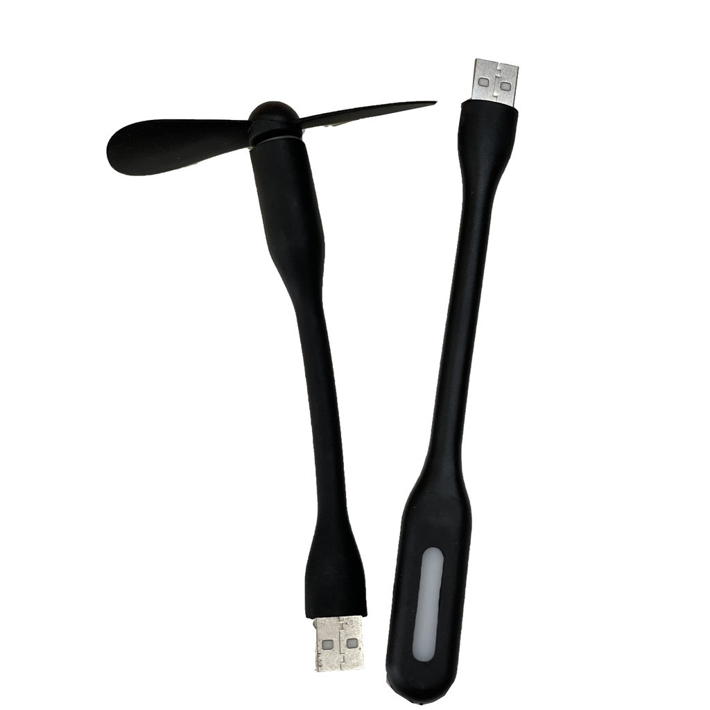 Combo Đèn USB + Quạt USB mini, Đèn USB, Quạt USB, Cắm Laptop, Sạc Dự phòng Nhỏ Gọn, Tiện Lợi DUB