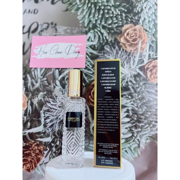 [Chính Hãng]🥇Nước Hoa Nữ 20ml Dạng Xịt (y hình)