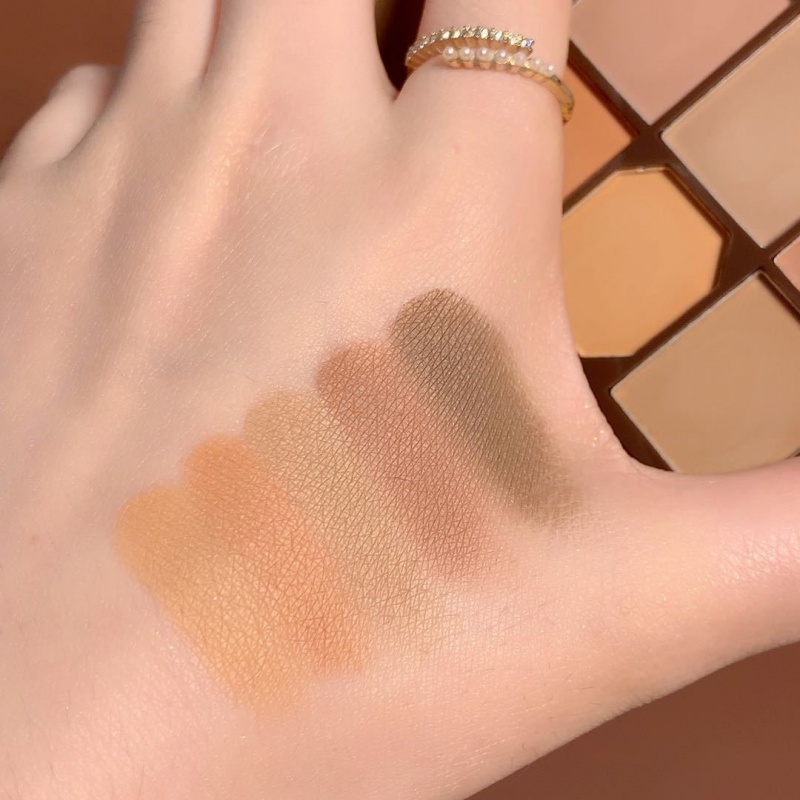 [Hàng mới về] Bảng phấn mắt GUICAMI 8 màu sắc tông lì và hạt ngọc trai thời thượng