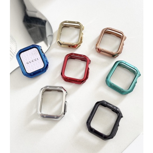Ốp bảo vệ bằng silicon chống vỡ độc đáo cho Apple Watch iWatch SE 7 6 5 4 3 2 38 41 45 40 42 44mm