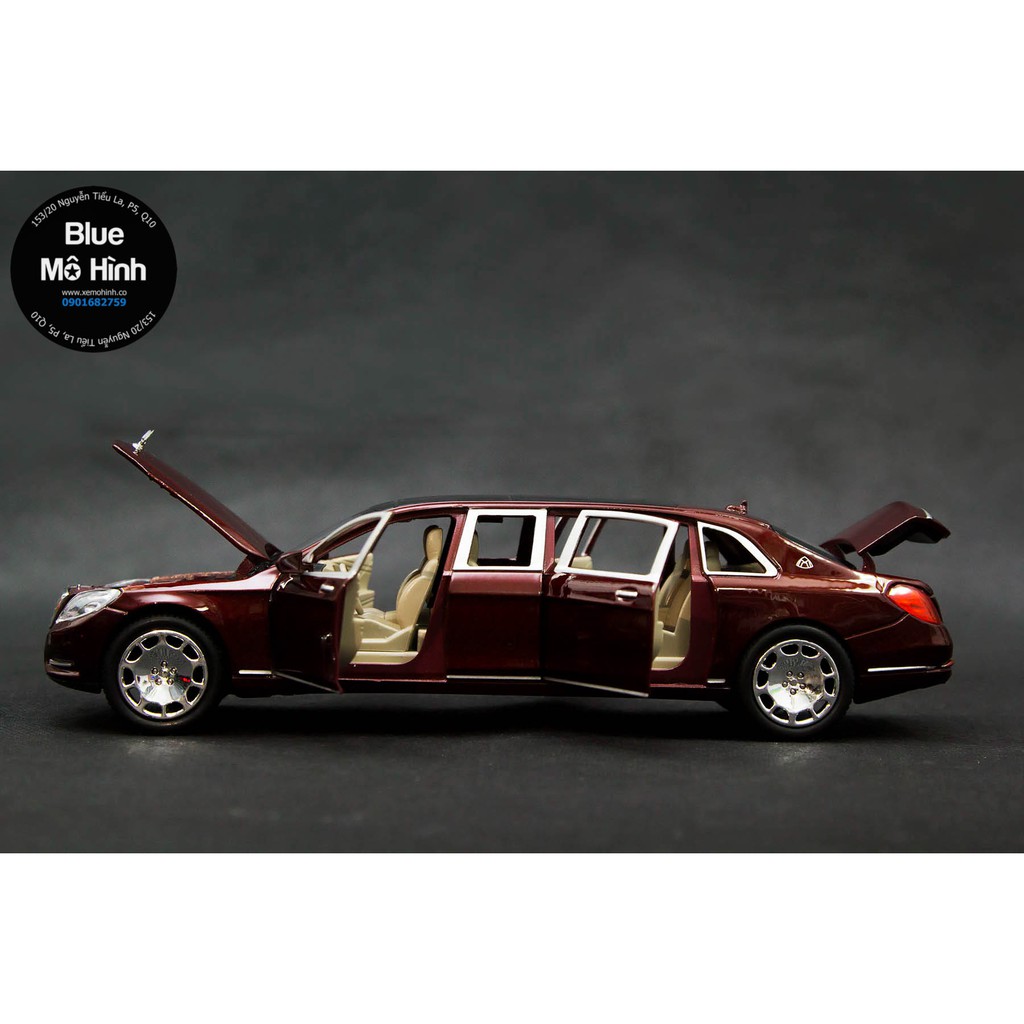 Blue mô hình | Xe mô hình Mercedes S600 Pullman tỷ lệ 1:24