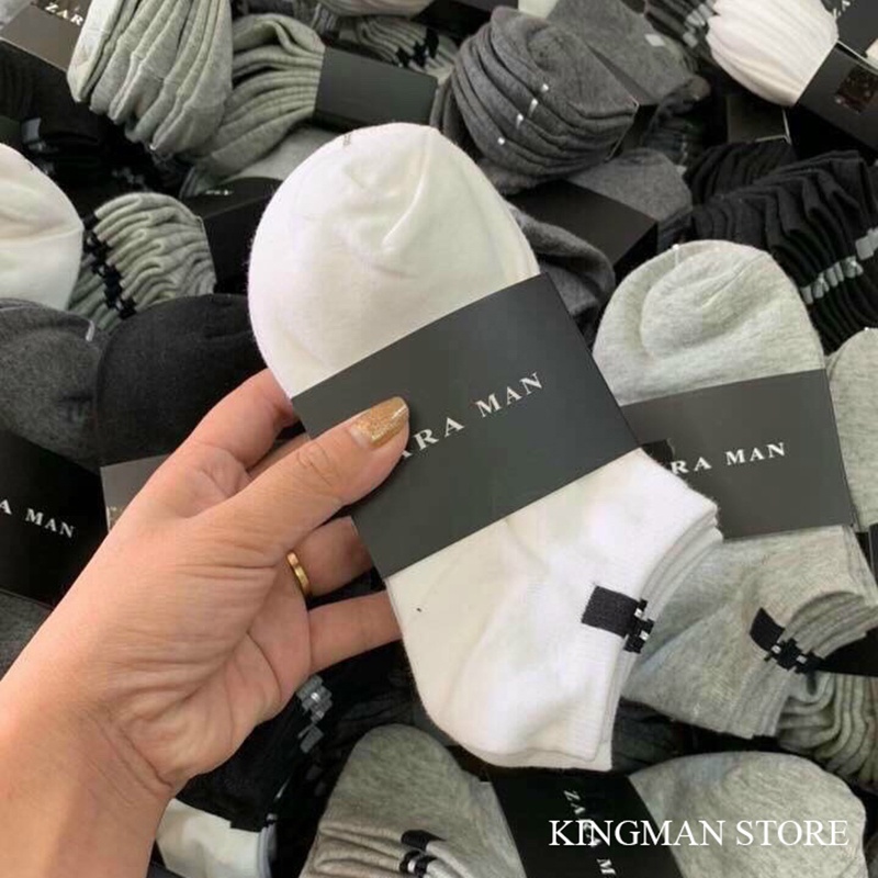 Tất Nam Cổ Ngắn, Vớ Tất Nam Nữ Chất Liệu Co Dãn 4 Chiều Kháng Khuẩn Chống Mùi - Kingman Store