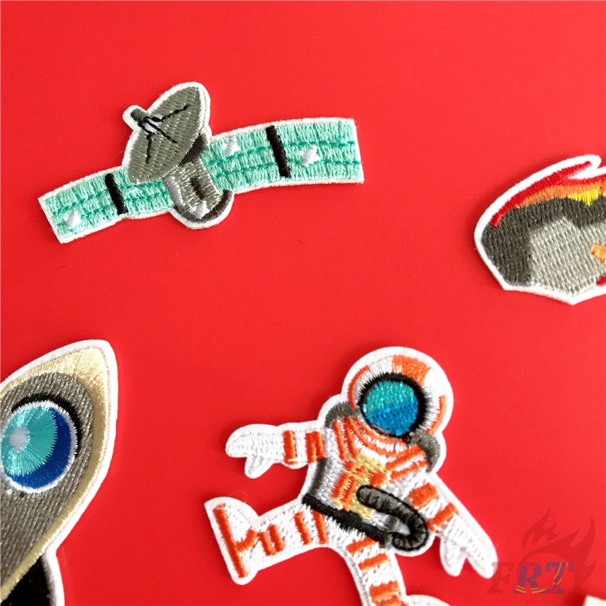 1 Huy Hiệu Ủi Áo Hình Phi Hành Gia Nasa - Explorer（☸ Space Explorer Patch ☸）（Space S-3）