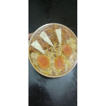 Bánh bông lan trứng muối chà bông gà và bò thơm ngon