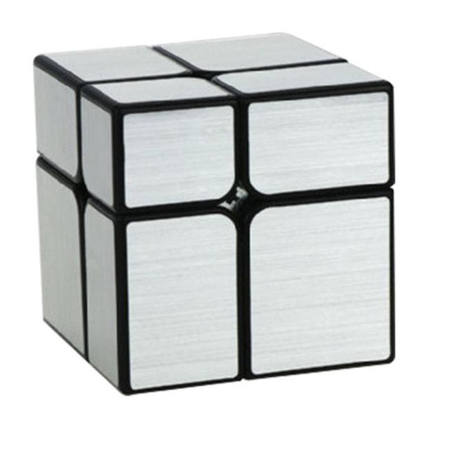 Khối Rubik 2x2 Qiyi Mirror 2x2 06c Màu Bạc / Đen