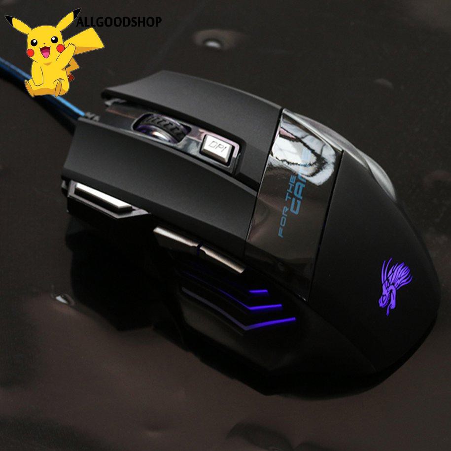 Wired Colored chuột 7 Button 2500dpi LED Optical USB Computer Mouse Gamer