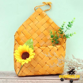 Giỏ đan mây treo tường đựng đồ tiện dụng