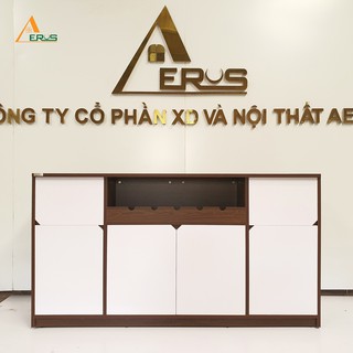 Tủ bếp gỗ công nghiệp 3 cánh, 4 cánh nhiều ngăn tiện lợi cho không gian nhà bếp (TB-23)