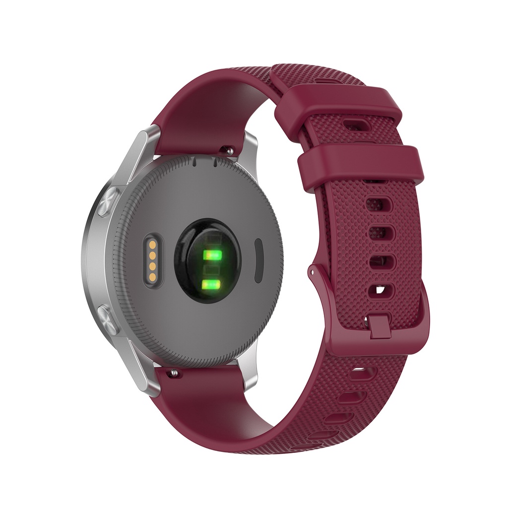 Dây đeo silicon 18mm dành cho Garmin Vivomove 3s Vivoactive 4s