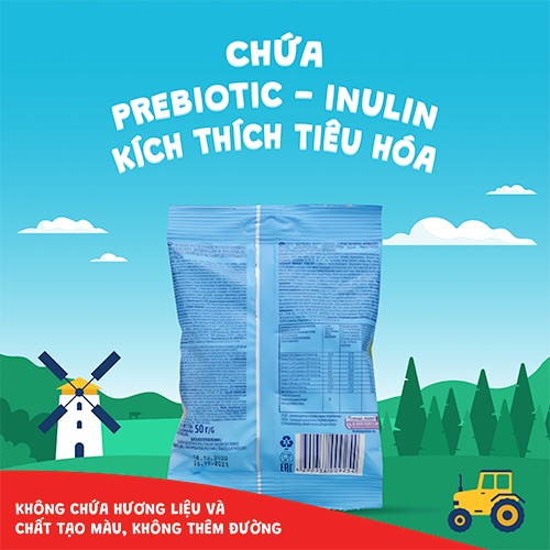 Combo 6 gói Bánh quy ăn dặm mix vị FrutoNyanya 50g/gói
