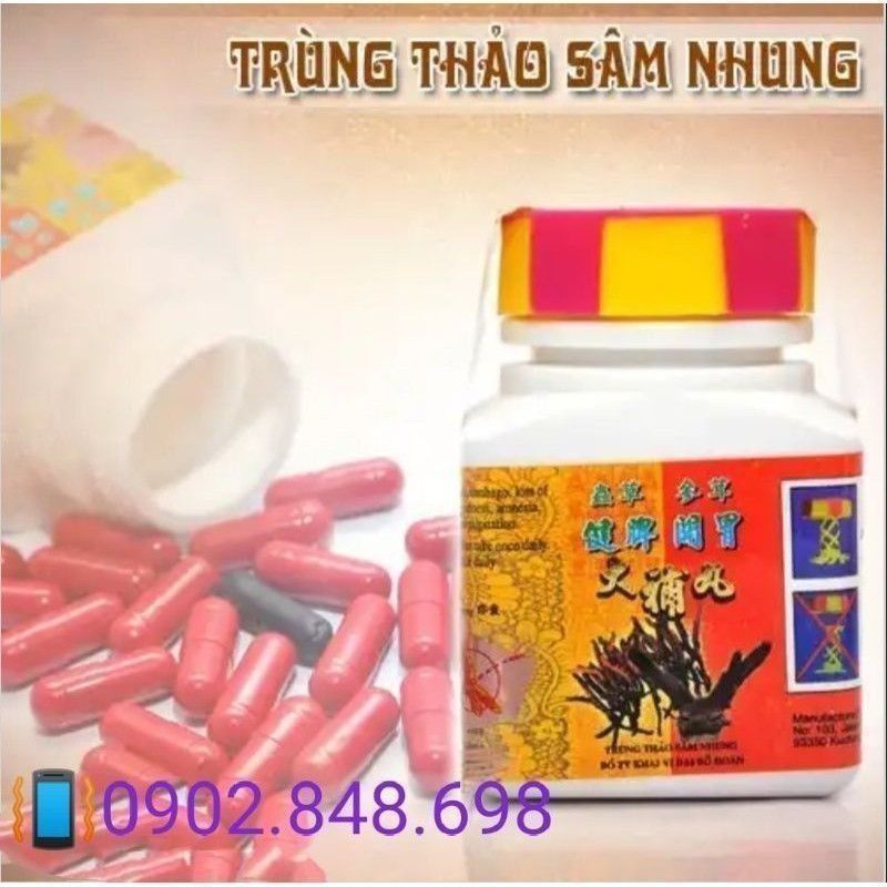 Tăng cân Trùng thảo sâm nhung