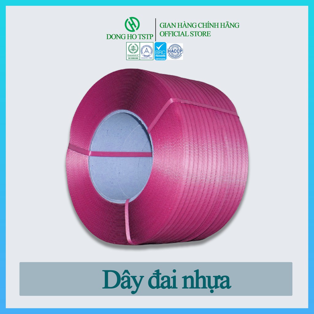 Dây đai nhựa pp 1 cuộn 10kg dài 2000m dùng để buộc kiện hàng đóng hàng container