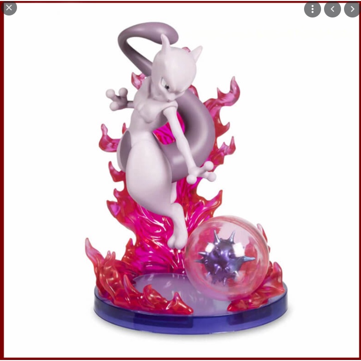 Mô hình Pokeqon Mewtwo hiệu ứng cầu năng lượng 15cm