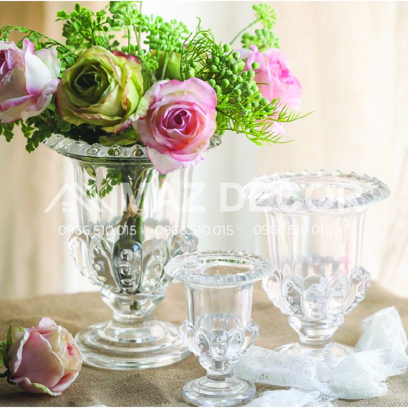 SALE GIÁ SỈ TẠI XƯỞNG Ly lọ cốc thủy tinh đựng để phật thủ, li cắm hoa, trồng hoa đẹp giá rẻ