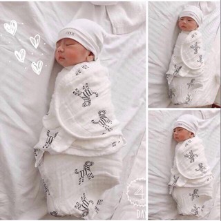 Ủ Kén Sơ Sinh Xô làm từ chất liệu sợi cotton organic thoáng mát và thấm hút