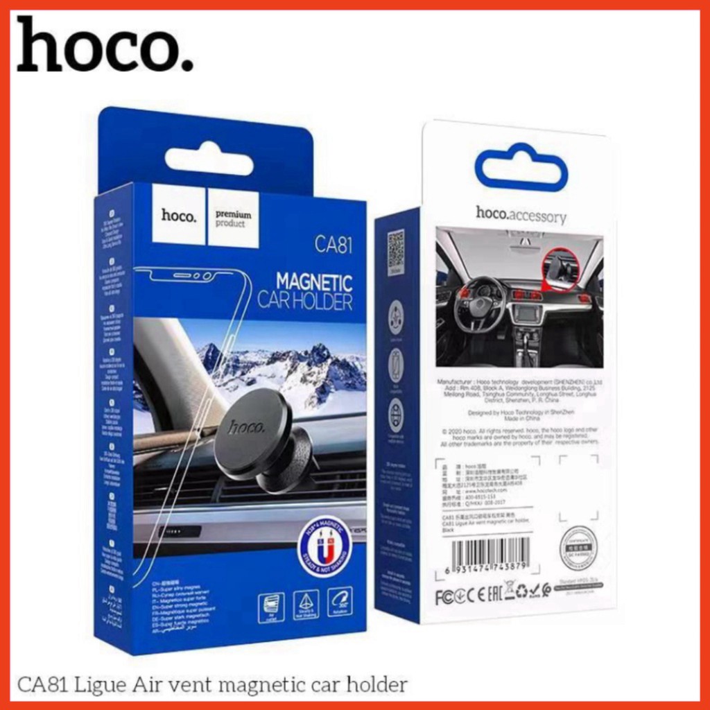 Giá Đỡ Nam Châm Gắn Cửa Gió Điều Hòa Trên oto Hoco CA81 . 6789 | BigBuy360 - bigbuy360.vn