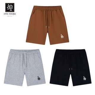 Quần short nỉ nam 1991 Official Store 5 màu thời trang chất liệu cotton da cá Dáng Trẻ Trung Form basic