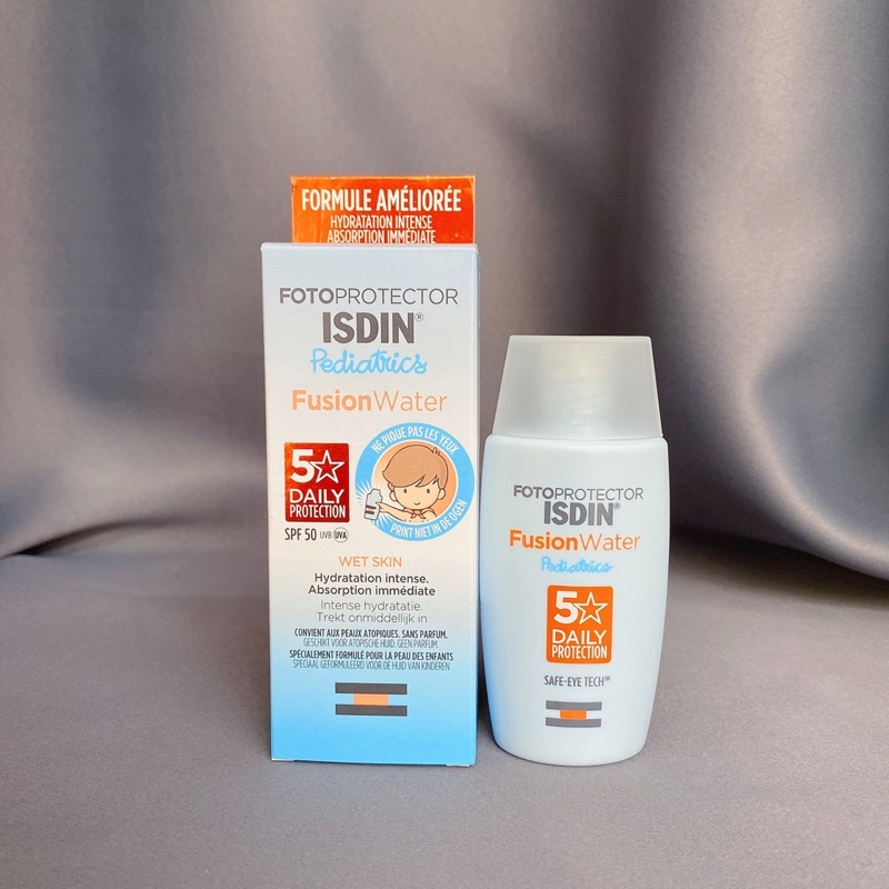 Kem Chống Nắng Cho Trẻ Em ISDIN Pediatrics Fusion Water SPF 50+