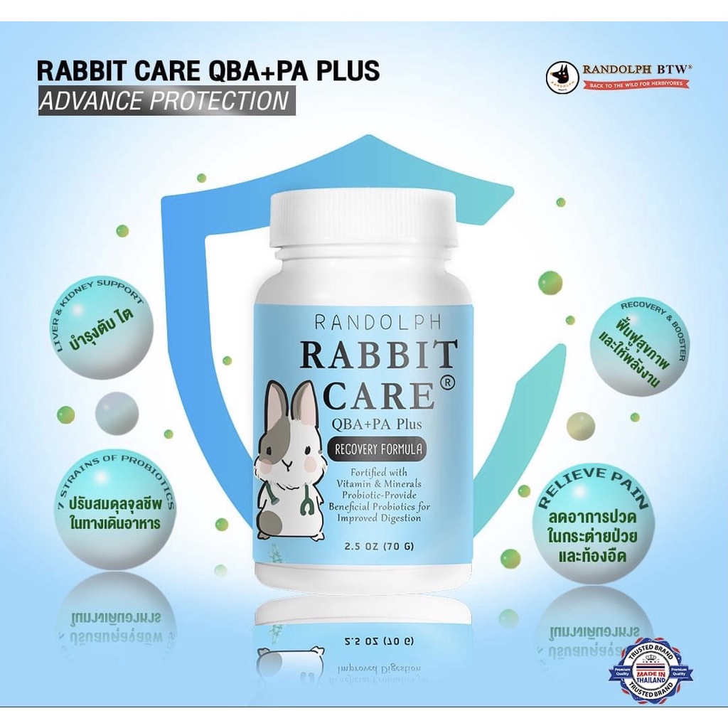 Rabbit Care Randolph  FREE SHIP  Chiết lẻ Hồi Phục Pet Tiêu Hóa Đường Ruột Thỏ Bọ Chinchilla Sóc Gặm Nhắm