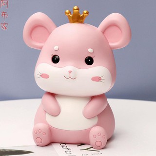 Ống Đựng Tiền Tiết Kiệm Chống Sốc Hình Chú Chuột Hoạt Hình Dễ Thương Cho Bé