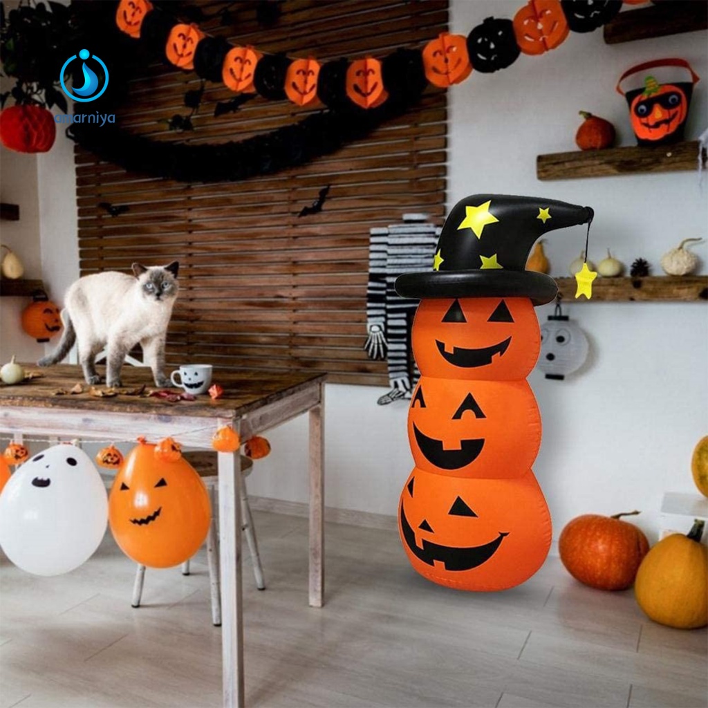 Quả Bí Ngô Bơm Hơi Dùng Trang Trí Tiệc Đa Năng