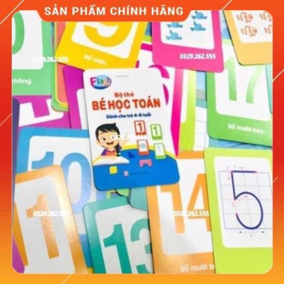 (⭐NEW⭐)Bộ flashcard thẻ học chữ cái, chữ số cho bé