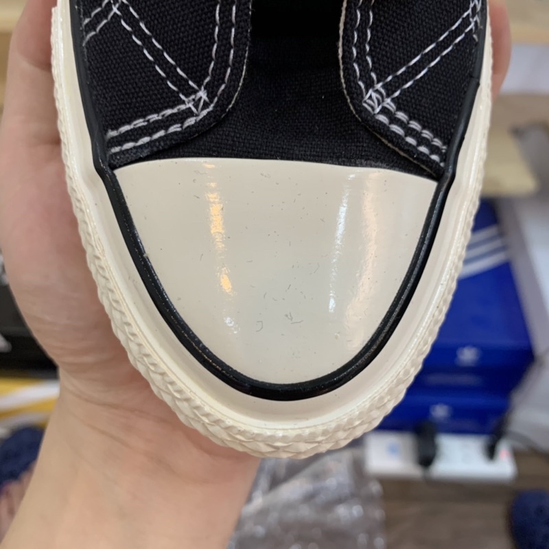 Giày Thể Thao Lót Xanh Mũi Bóng Nam Nữ, Tặng Tất Hộp Bill