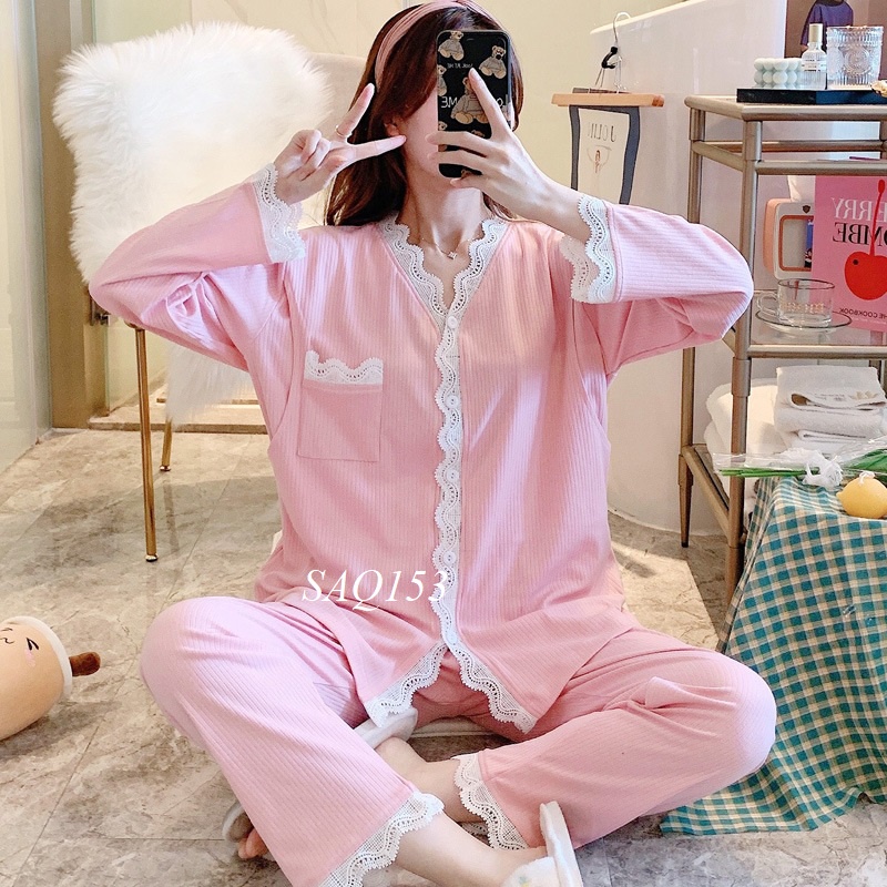 Bộ Bầu Dài Tay Sau Sinh-SAQ153