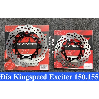 Đĩa KingSpeed Exciter 150, 155 trước sau gắn zin TanthanhPT