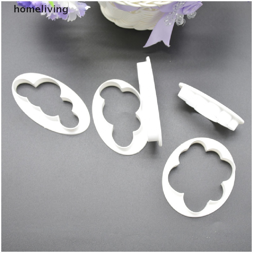 Bộ 5 Khuôn Cắt Bánh Quy Hình Đám Mây 3D Dễ Thương