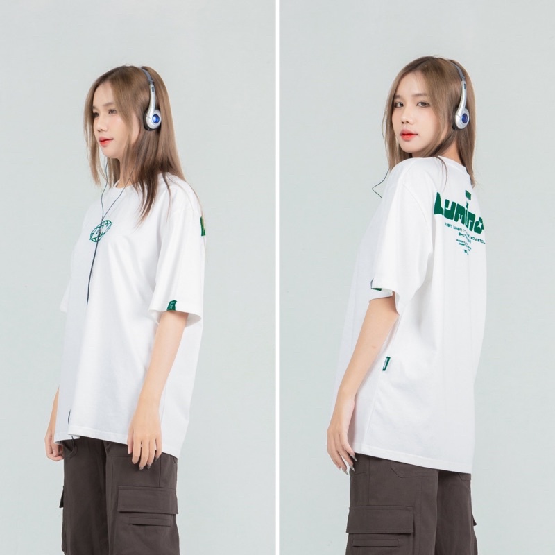Áo Phông Oversize Luminos Worldwide, Áo Thun Form Rộng Nam Nữ, Brand Luminos