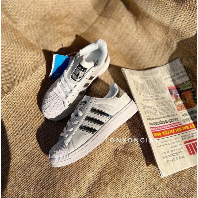 Giày thể thao Super Star Bạc bản đẹp