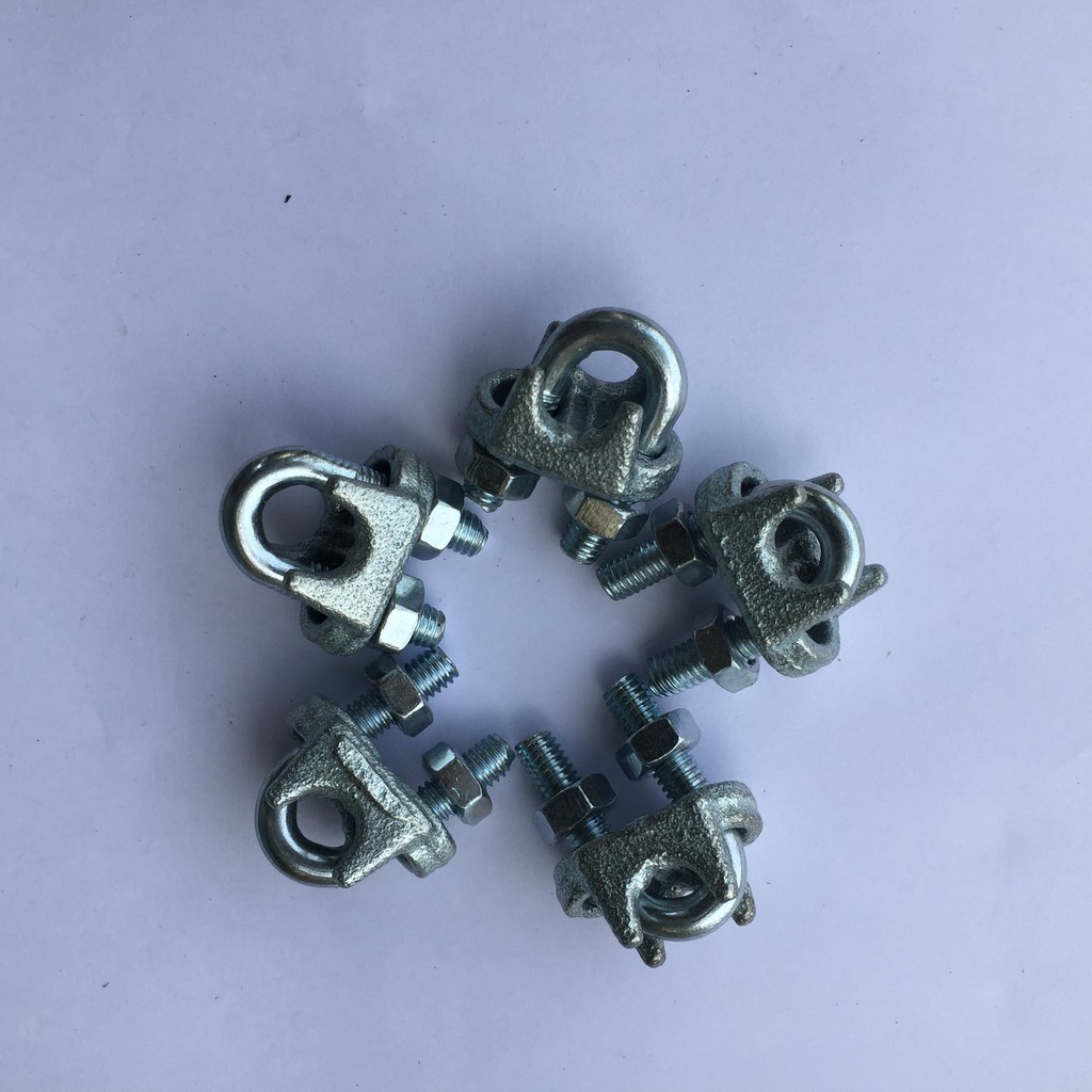 Bộ 5 khóa cáp, ốc xiết cáp, ma ní xiết cáp lụa, khóa dây cáp tăng đơ, cóc xiết cáp 5mm
