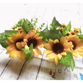 Chậu hoa hướng dương chữ love nhỏ