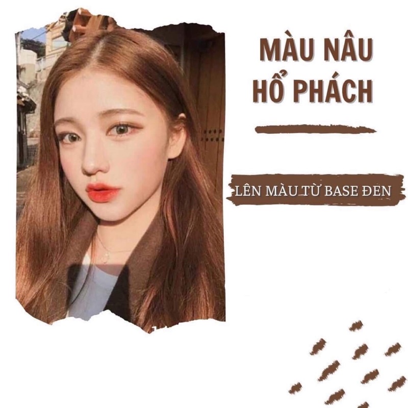 Combo Nhuộm Nâu Hổ Phách
