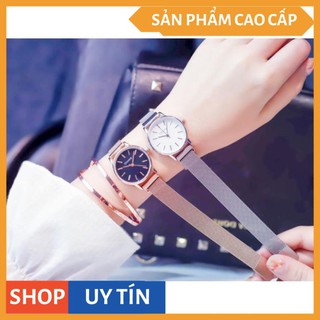 Đồng Hồ Nữ Ulzzang Dây Titanium Khoá Nam Châm Thông Minh [HÀNG CAO CẤP]