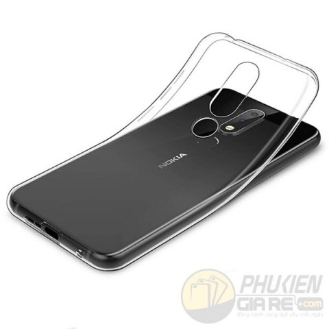 Ốp lưng silicon dẻo trong suốt Nokia 3.1 Plus (2019) siêu mỏng ( GIÁ SỈ )