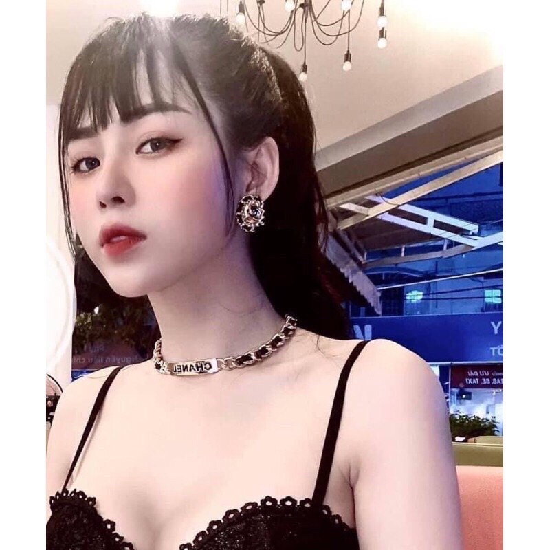 vòng cổ bản to phối xích sang xịn