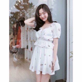 Thanh lý set thêu hoa nhí