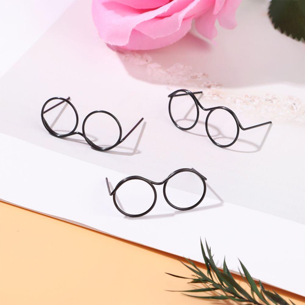 BEBETTERM Set 5 Kính Mắt Bằng Hợp Kim Kiểu Dáng Dễ Thương Cho Búp Bê