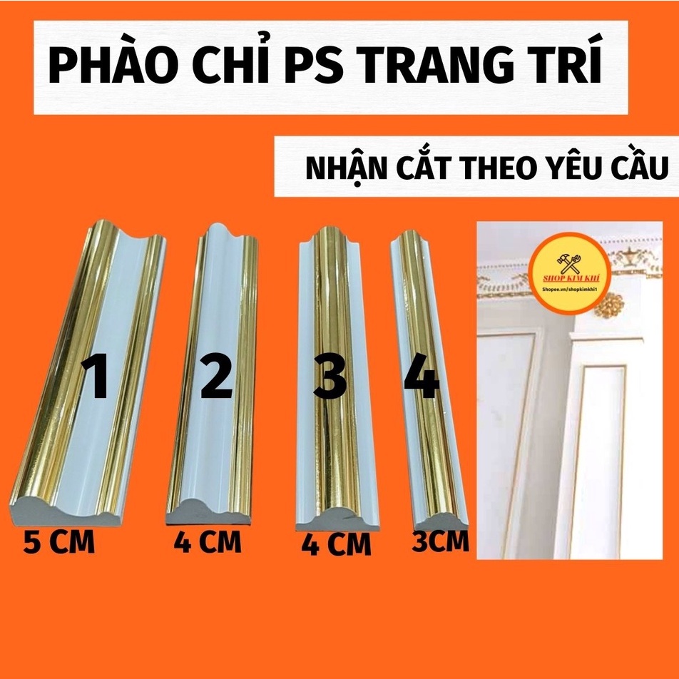 Phào chỉ dán tường trang trí hàn quốc nhựa ps