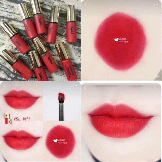 Son Kem Lì #Ysl Tatouage Couture 01 mini không hộp