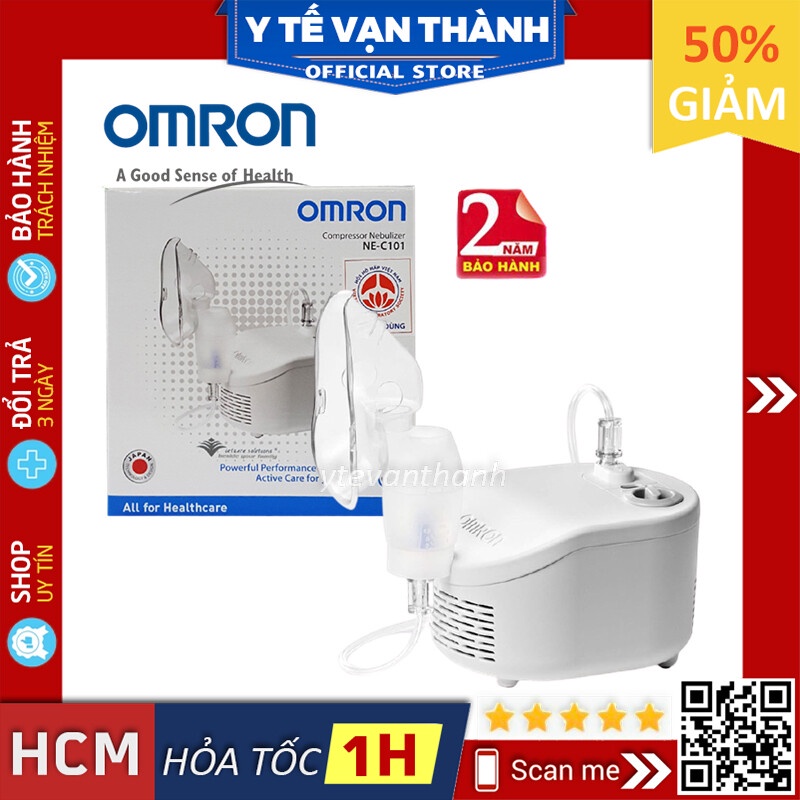 ✅[Chính Hãng DKSH] Máy Xông Khí Dung Mũi Họng: Omron NE-C101 -VT0544