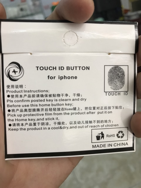 Nút Home Hỗ Trợ Vân Tay TOUCH ID BUTTON