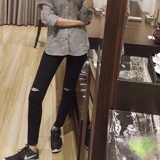 Quần skiny rách siêu cá tính  siêu hot