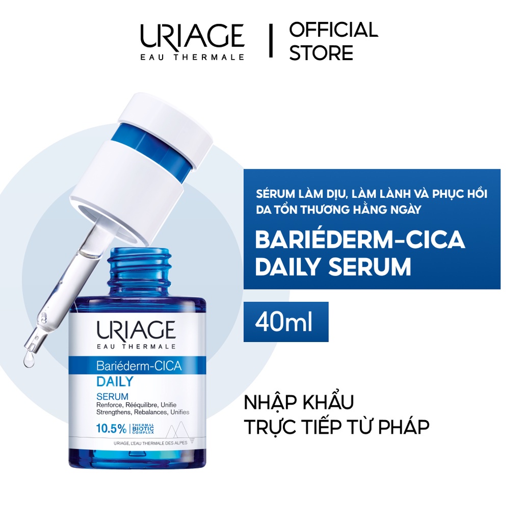 SERUM DƯỠNG ẨM, LÀM SÁNG MỊN DA URIAGE BARIÉDERM-CICA DAILY SERUM 30ml