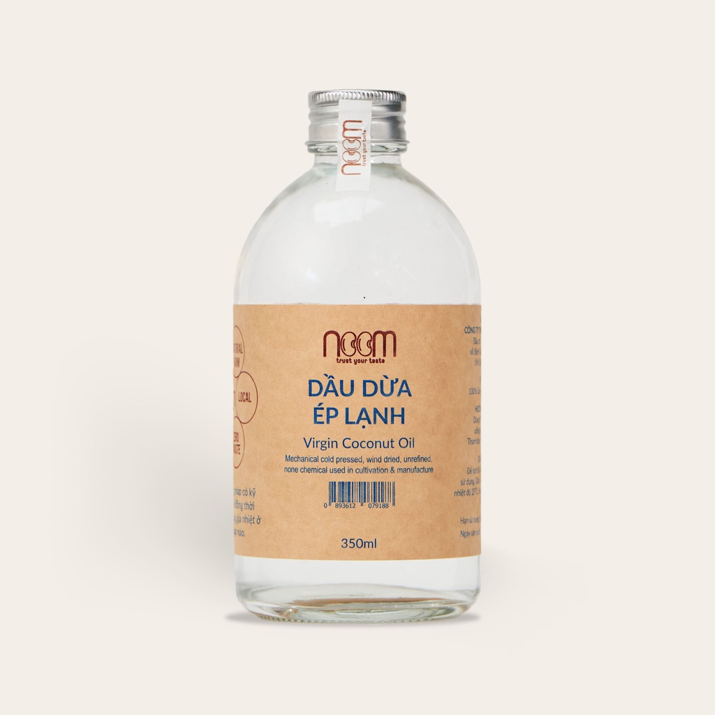 Dầu Dừa Ép Lạnh, dưỡng da, dưỡng ẩm, dầu súc miệng  -Tặng vòi nhấn chai 350ml